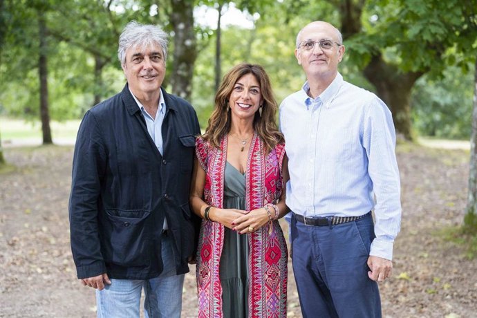 Archivo - Los diputados del PPdeG en el Congreso Pedro Puy, Tristana Moraleja y Celso Delgado