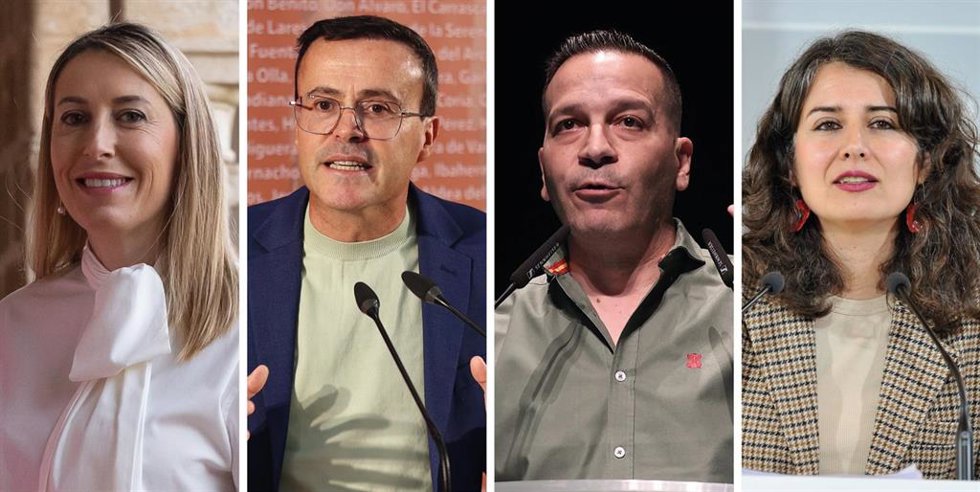 Candidatos a la presidencia de la Junta de Extremadura en las elecciones del 21 de diciembre de 2025