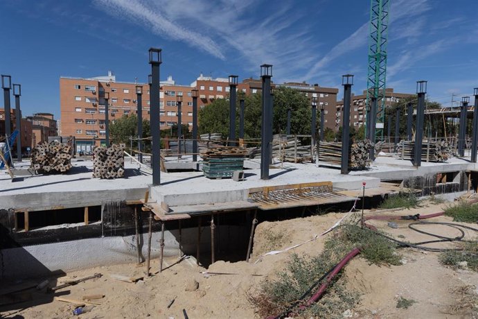Archivo - Vista general de las obras de vivienda nueva, a 6 de septiembre de 2024, en Madrid (España).