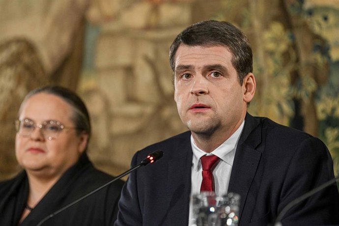 Archivo - Remigijus Zemaitaitis, líder del partido lituano Amanecer de Nemunas.