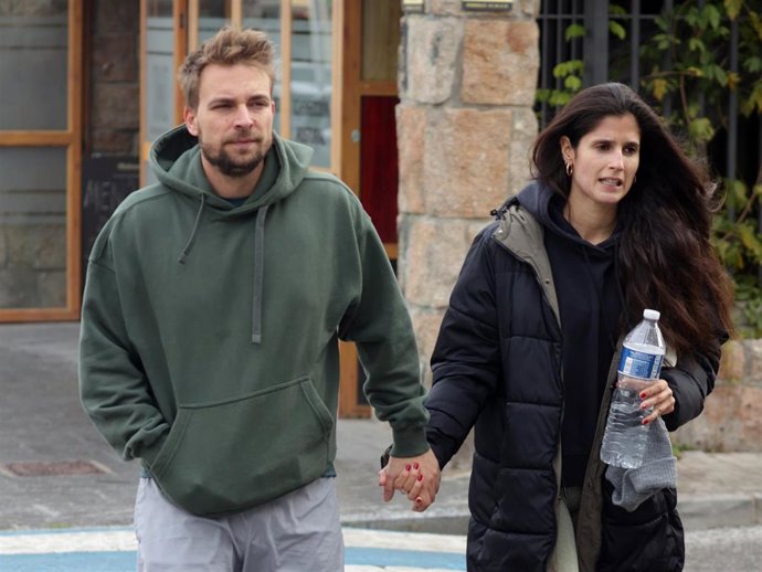 José María Almoguera y María 'La Jerezana' en el gimnasio