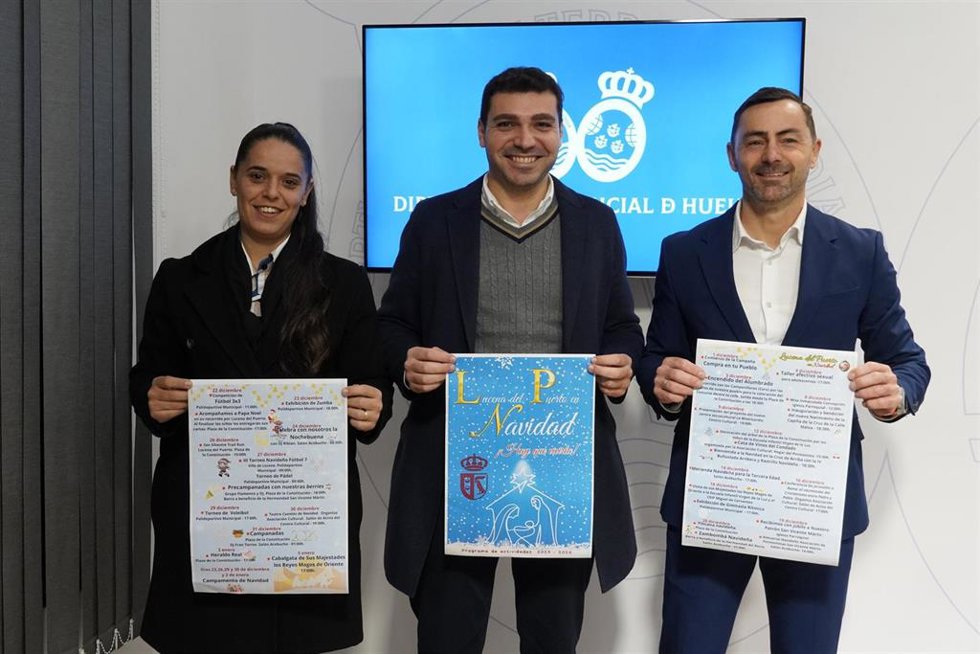 Presentación de la campaña de Navidad de Lucena del Puerto.
