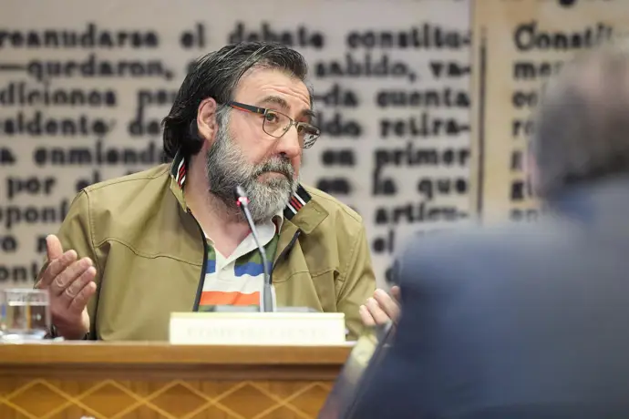 Archivo - El hermano de Koldo García, Joseba García, comparece en la comisión de investigación sobre el 'caso Koldo', en el Senado, a 23 de abril de 2025, en Madrid (España).
