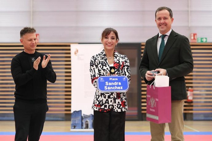 Homenaje a la bicampeona mundial de kárate, Sandra Sánchez.