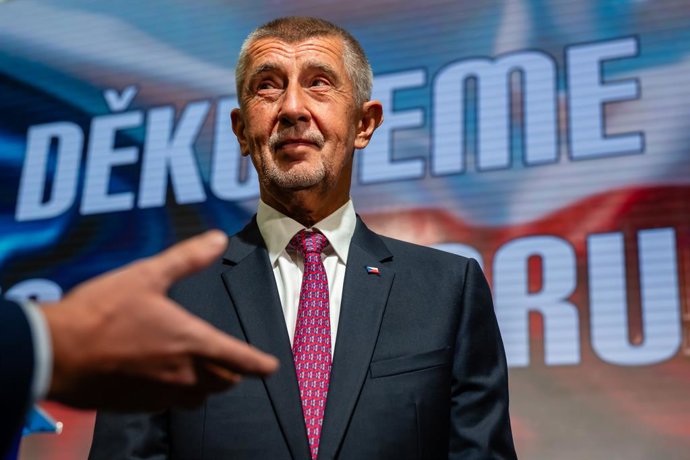 Archivo - October 4, 2025, Prague, Czech Republic: Andrej Babis, former Czech prime minister and leader of ANO party seen at the election headquarter of ANO party after the Czech parliament elections. ANO party led by Andrej Babis won Czech parliament ele