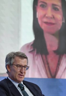 Archivo - Foto Pte Alberto Nuñez Feijoo Coloquio Con Maria Corina Machado