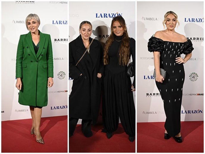 Ana María, Gloria Camila, Rocío Flores, y Marta Riesco, en la fiesta navideña de 'La Razón'