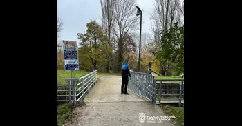Reabierto el puente peatonal del camino de Caparroso en Pamplona, al no preverse desbordamiento del Arga