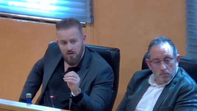 El portavoz de Vox en Dos Hermanas (Sevilla), Adrián Trashorras.