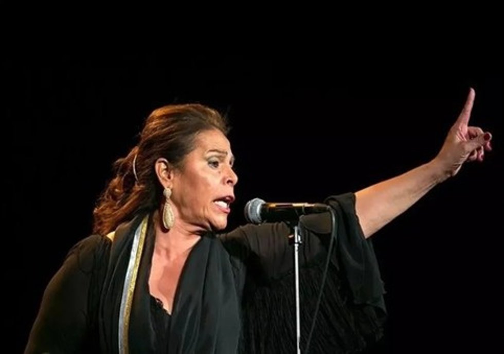 La cantaora Aurora Vargas.