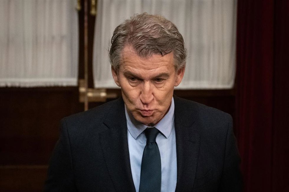 El presidente del Partido Popular, Alberto Núñez Feijóo.