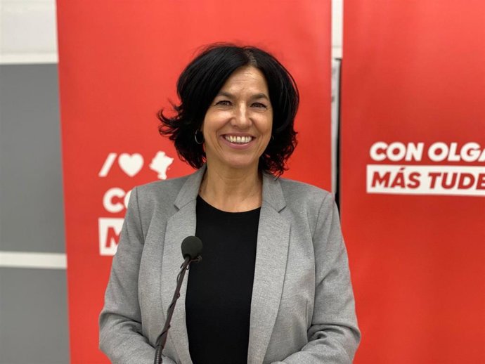 Archivo - La portavoz del PSN en el Ayuntamiento de Tudela, Olga Chueca.