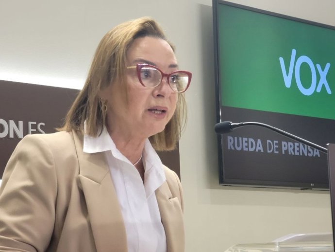 La diputada autonómica de Vox Carmen Rouco.