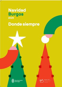 Cartel de la programción del Ayuntamiento de Burgos.