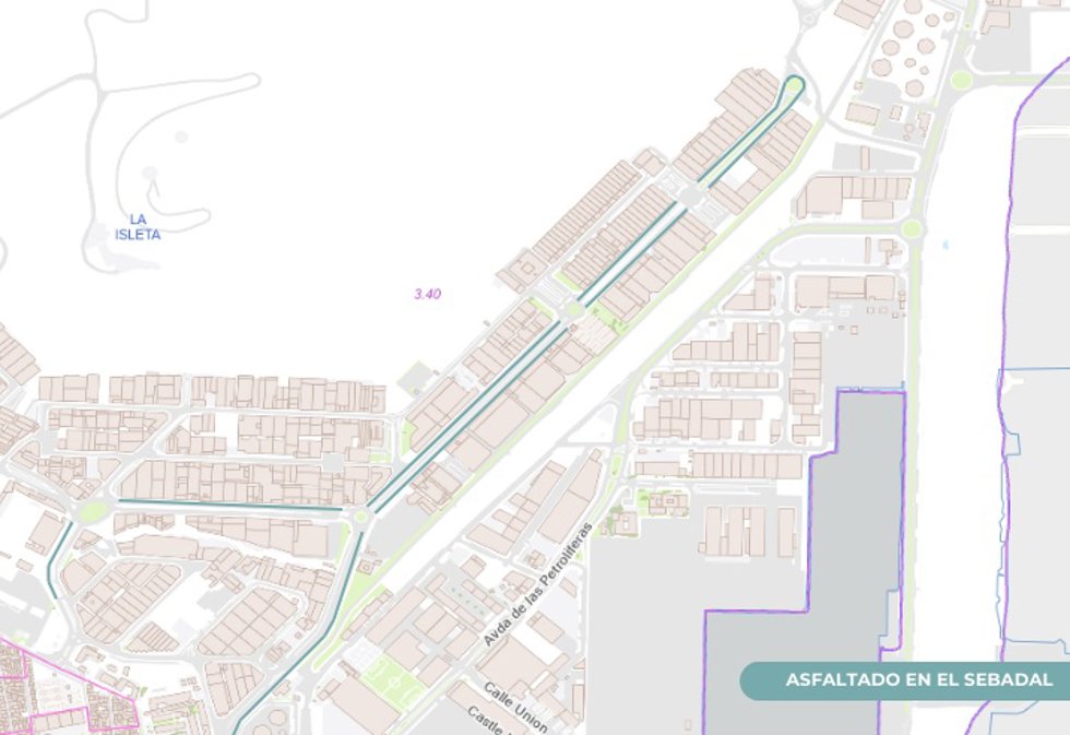 El Ayuntamiento de Las Palmas de Gran Canaria inicia este lunes los trabajos de asfaltado en El Sebadal