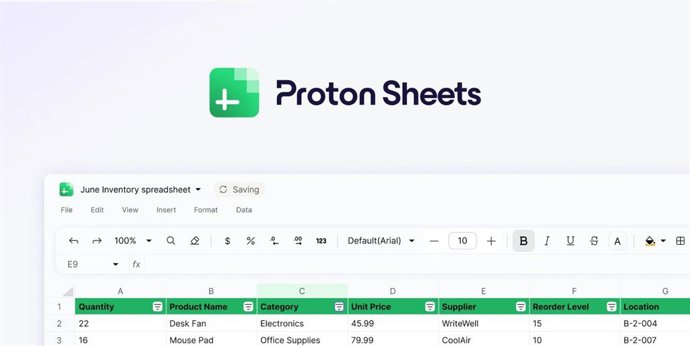 Proton Sheets.