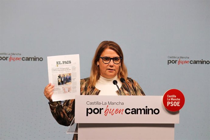 La presidenta de la Ejecutiva provincial del PSOE de Toledo, Tita García Élez