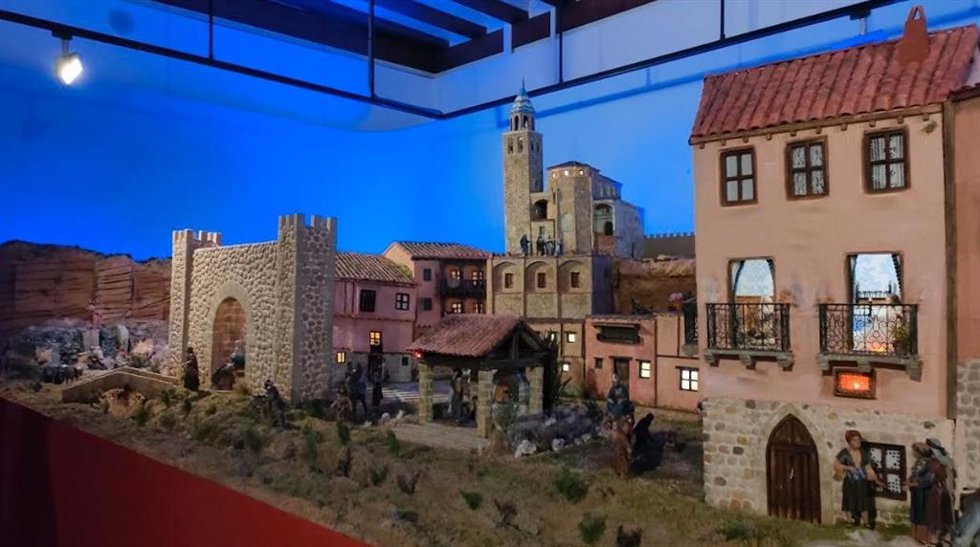 Belén Monumental de DIputación de Valladolid, ambientado en Albarracín.