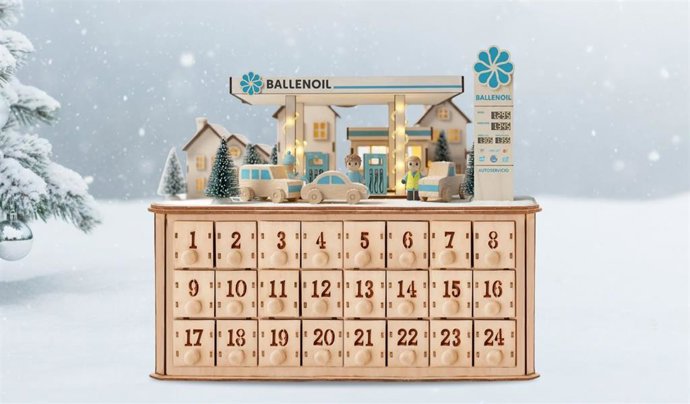 Ballenoil lanza su Calendario de Adviento, con sorteos de carburante, lavados gratis y sorpresas a través de su 'app'.