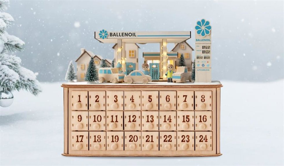 Ballenoil lanza su Calendario de Adviento, con sorteos de carburante, lavados gratis y sorpresas a través de su 'app'.