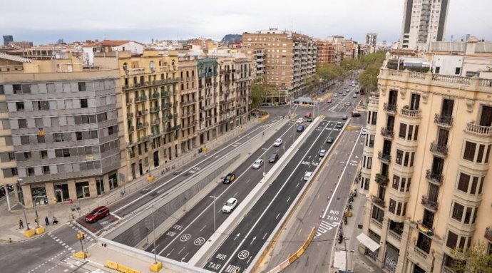 Imatge de la Gran Via de Barcelona 