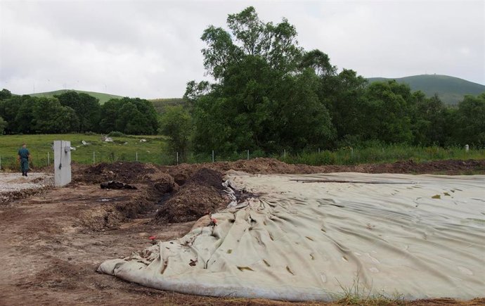 Vertido de purines al río Landro