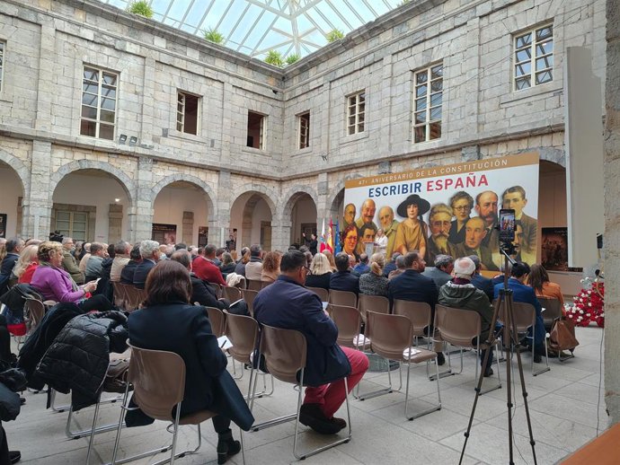 Acto conmemorativo del aniversario de la Constitución en el Parlamento de Cantabria