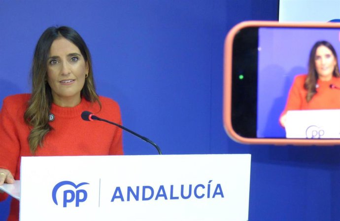 La vicesecretaria de Salud e Igualdad del PP de Andalucía, Beatriz Jurado.
