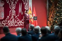 El Hospital de Torrejón marca el acto de Ayuso en la Real Casa de Correos por la Constitución