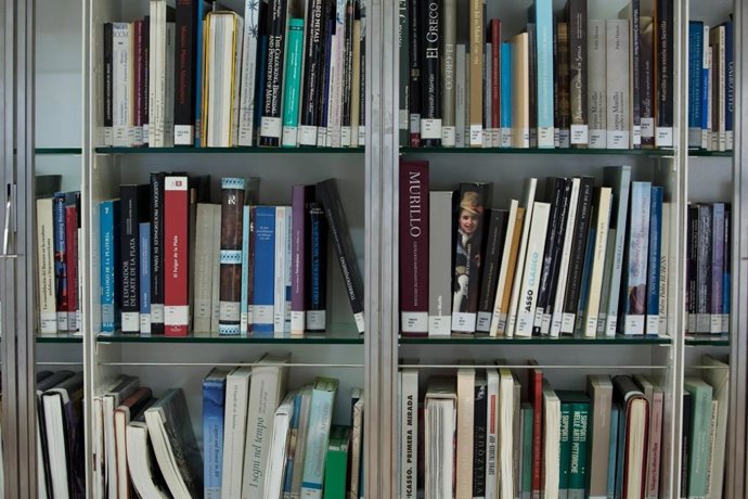 Archivo - Imagen de una estantería de libros.