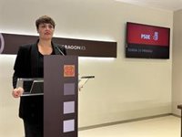 Soria (PSOE) dice que Azcón presenta "los presupuestos del plasma" y sin llevar a las Cortes el techo de gasto