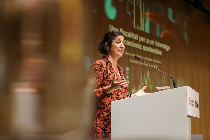 La consellera Alícia Romero, en la inauguración de las jornadas.