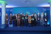 Foto: Las científicas Berta Sánchez-Laorden, Amaia Cipitria y Núria López-Bigas reciben los Premios Constantes y Vitales