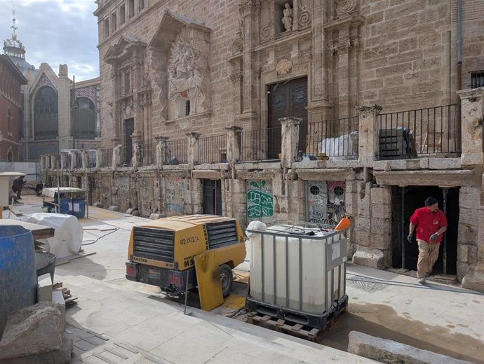 Obras en las Covetes de Sant Joan