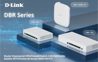 Nueva gama DBR de D-Link.