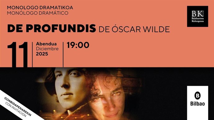 Cartel promocional de 'De Profundis'