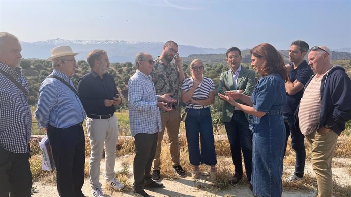 Archivo - Reunión del PSOE con vecinos de El Fargue, en imagen de archivo