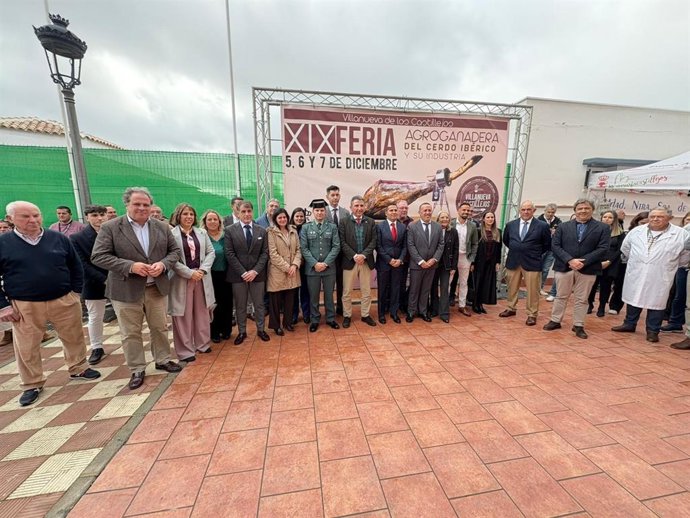 Inauguración de la XIX Feria Agroganadera de Villanueva de los Castillejos (Huelva).