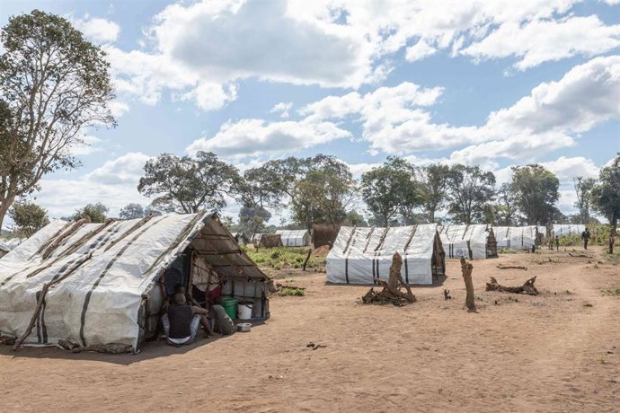 Archivo - Desplazados en Mueda, en la provincia de Cabo Delgado, a causa de la violencia en el norte de Mozambique (archivo)