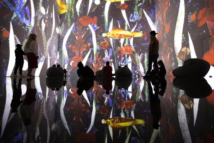 Archivo - 'Magia De Los Peces', Obra De Paul Klee Proyectada En ‘De Monet A Kandinski. Arte Revolucionario’