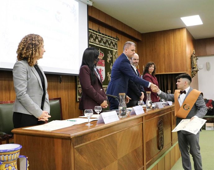 Acto de graducación de los nuevos titulados de la Escuela de Minas de la Universidad de León.