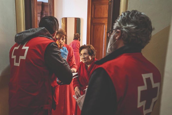 Voluntario de Cruz Roja.
