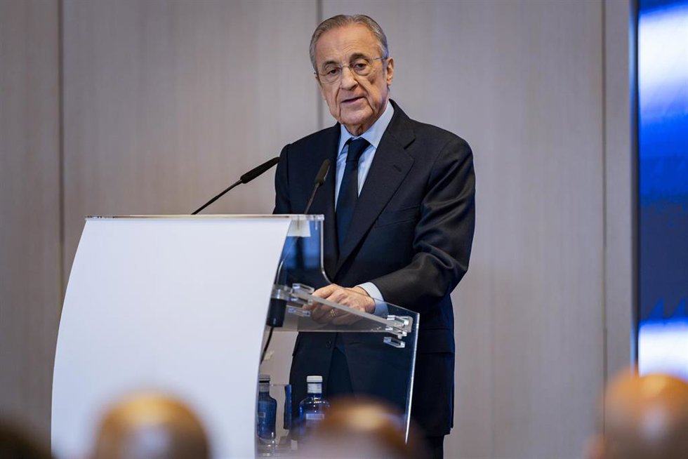 Archivo - Florentino Pérez, presidente del Real Madrid