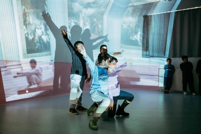 Niños durante una actividad extraescolar en Barcelona