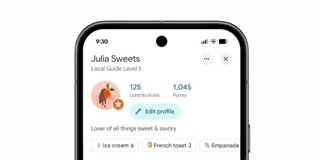 Perfil de usuario con apodo e imagen personalizados en Google Maps