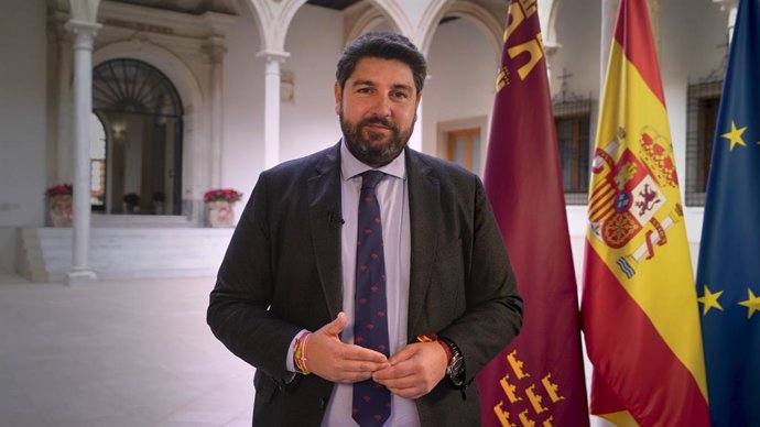 O Presidente da Região de Múrcia, Fernando López Miras