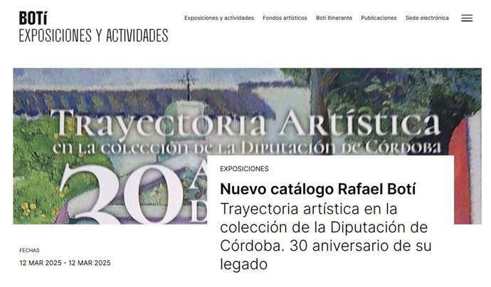 La Fundación Botí incorpora la descarga de catálogos y la consulta online de fondos bibliográfico
