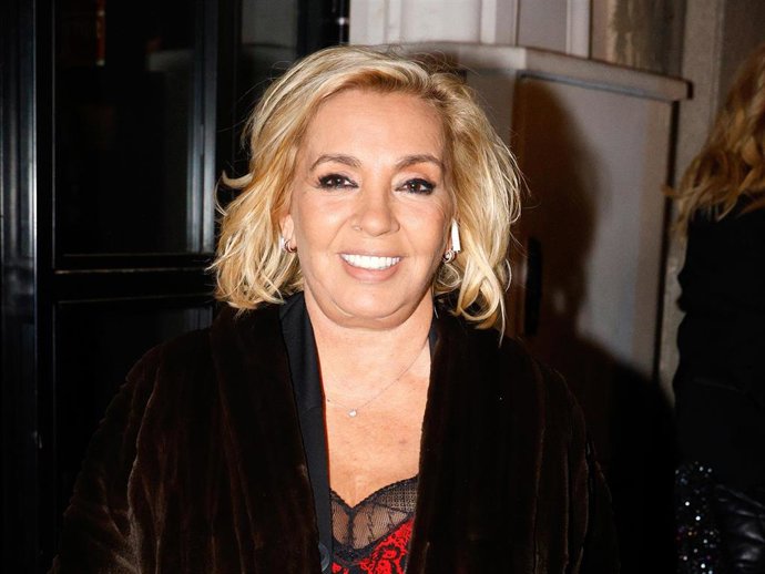 Carmen Borrego acude a la fiesta que celebra la productora de televisión 'Cuarzo' para festejar la Navidad