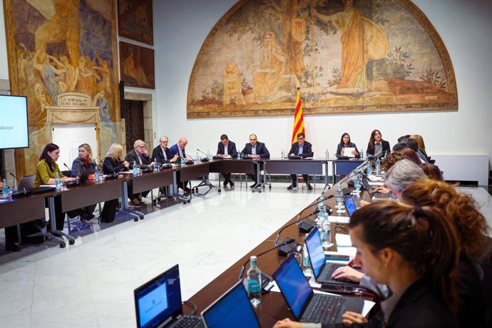 Reunião de acompanhamento do surto de PSA no Palau de la Generalitat