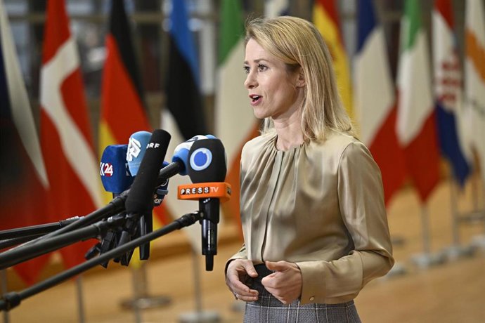 La Alta Representante de la Unión Europea para Política Exterior, Kaja Kallas